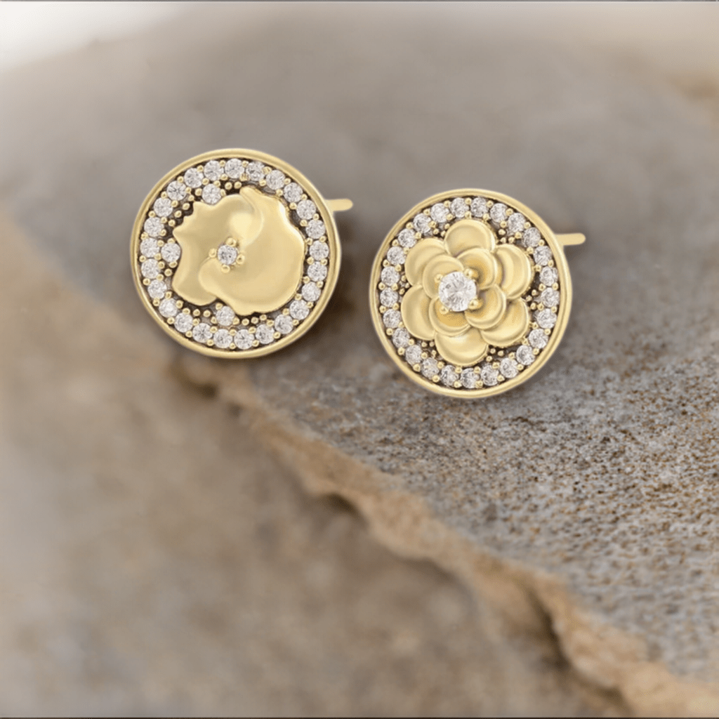 Cameo Stud Earrings - Lilly Boulogne’