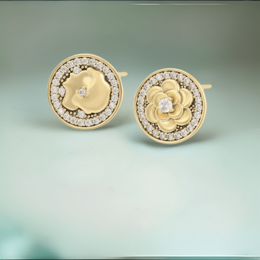 Cameo Stud Earrings - Lilly Boulogne’