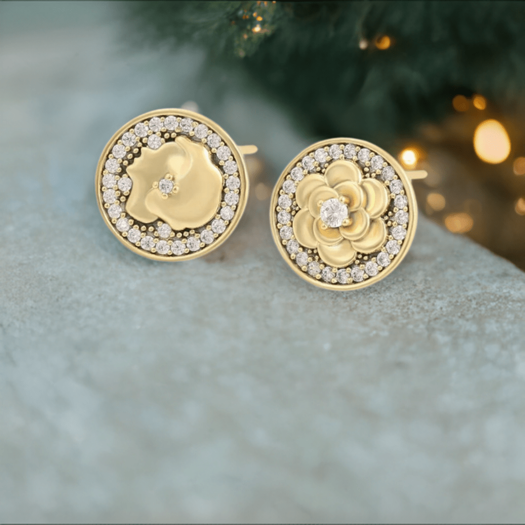 Cameo Stud Earrings - Lilly Boulogne’