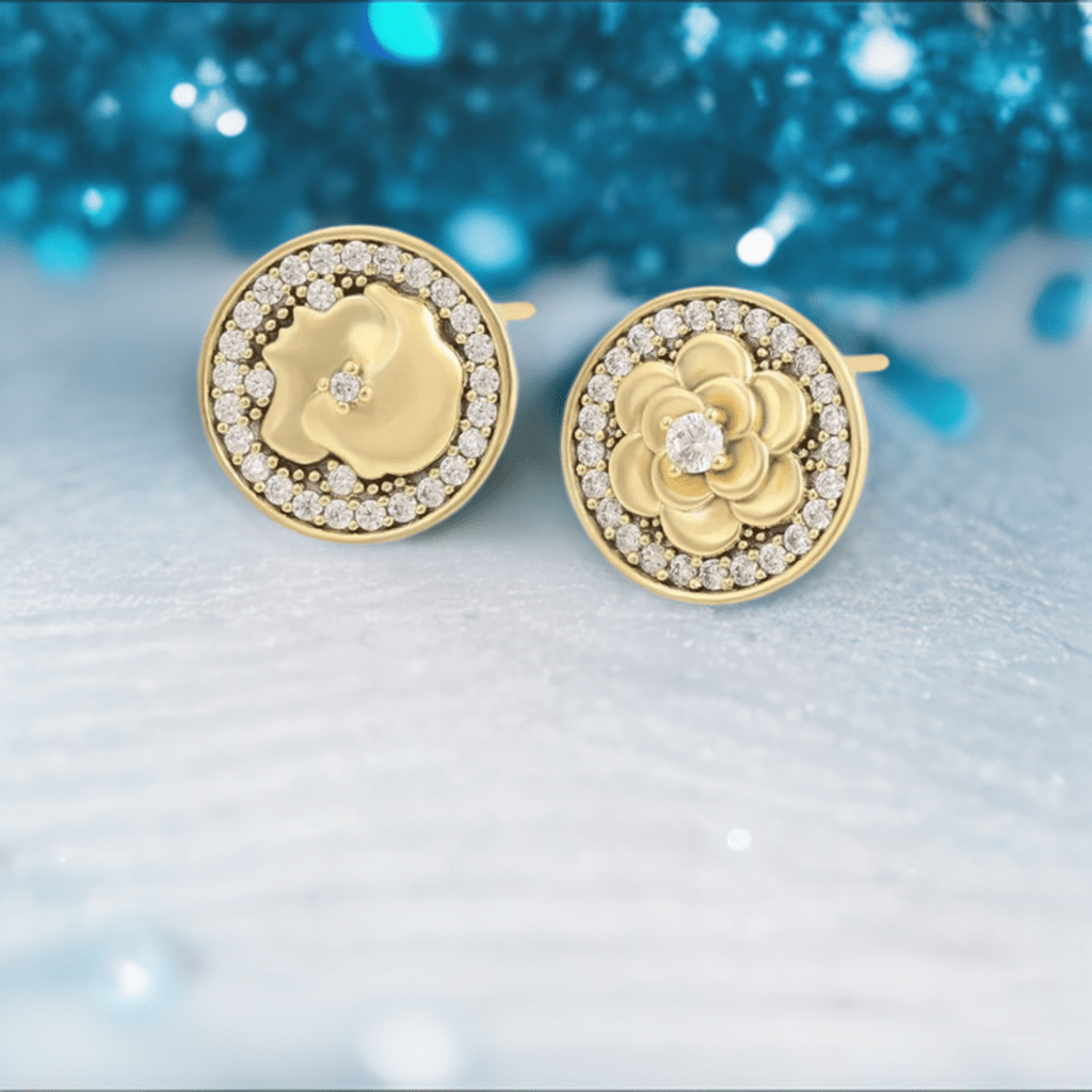 Cameo Stud Earrings - Lilly Boulogne’
