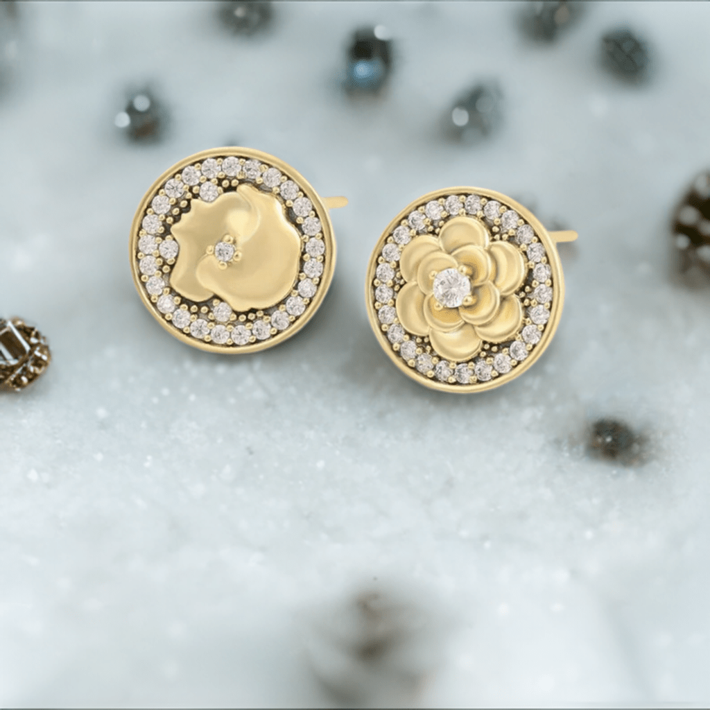 Cameo Stud Earrings - Lilly Boulogne’