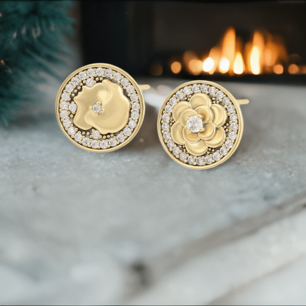 Cameo Stud Earrings - Lilly Boulogne’