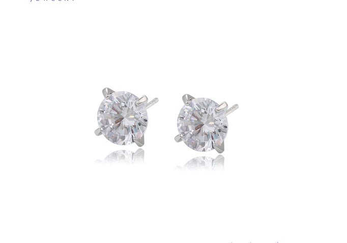 Classic Solitaire Stud Earrings - Lilly Boulogne’