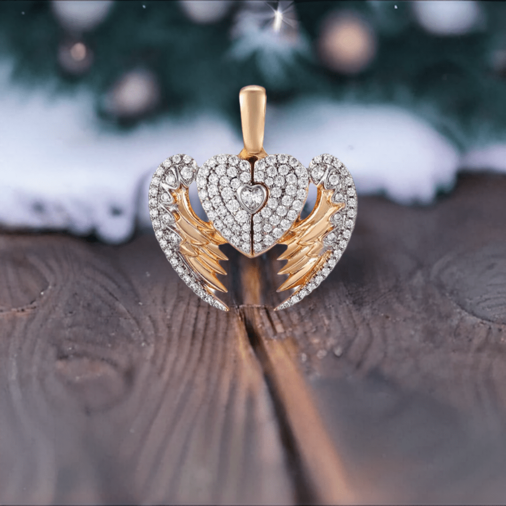 Heart Angel Wings Necklace - Lilly Boulogne’