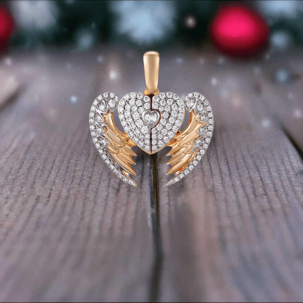 Heart Angel Wings Necklace - Lilly Boulogne’