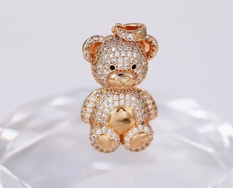 Teddy Bear Necklace - Lilly Boulogne’