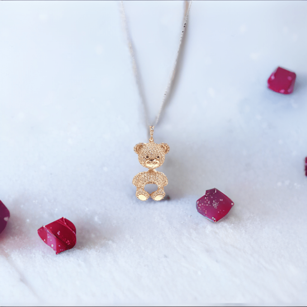 Teddy Bear Necklace - Lilly Boulogne’