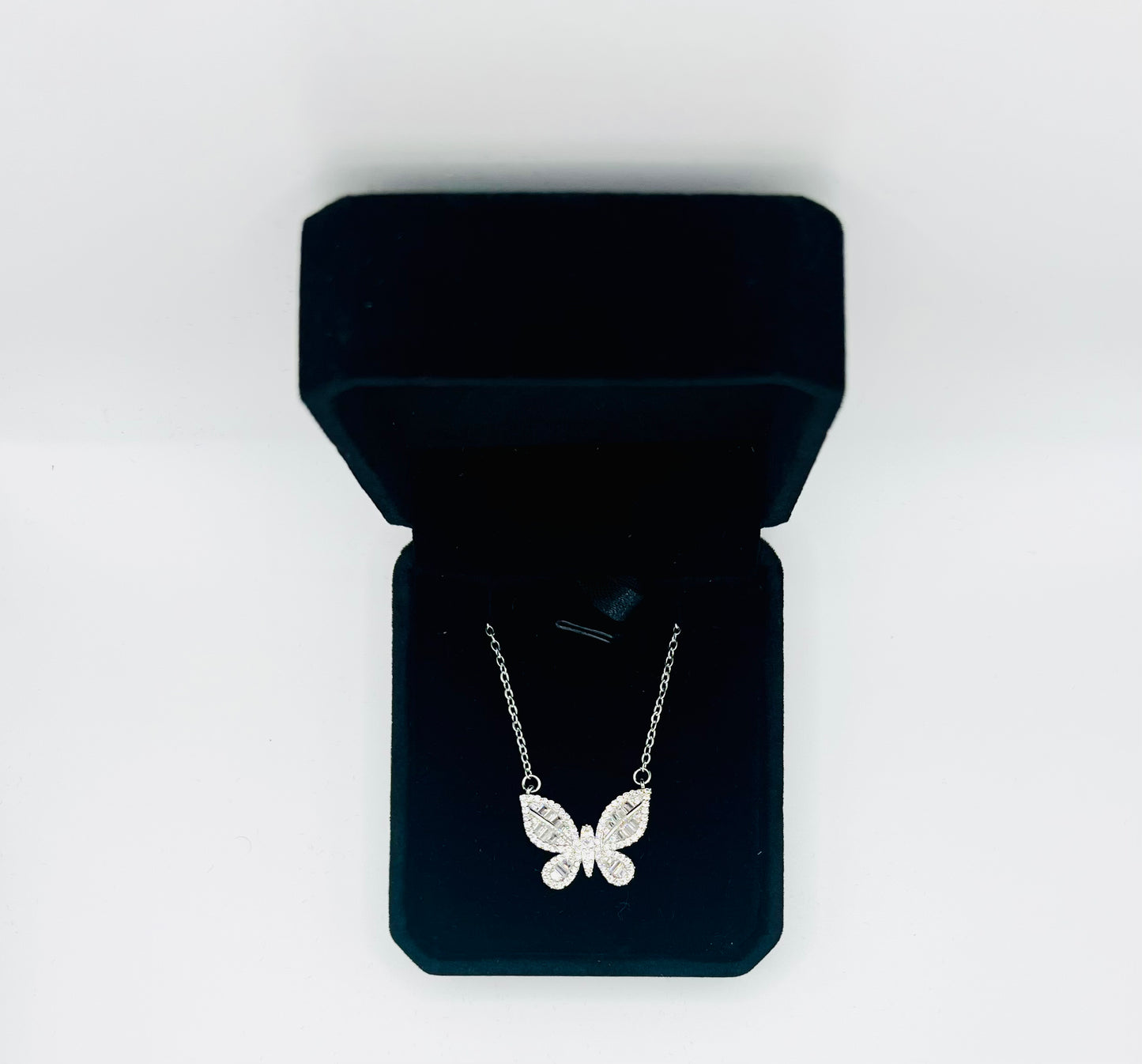 Butterfly Baguette Necklace