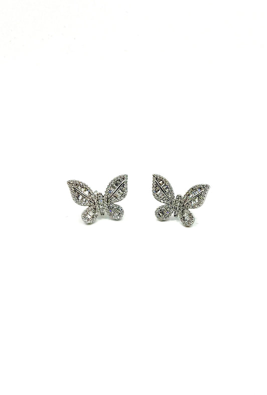 Butterfly Baguette Earrings - Lilly Boulogne’