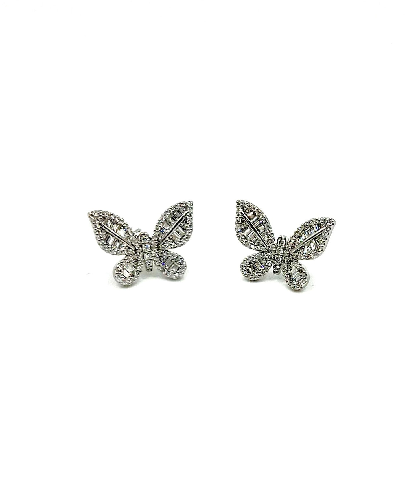 Butterfly Baguette Earrings - Lilly Boulogne’