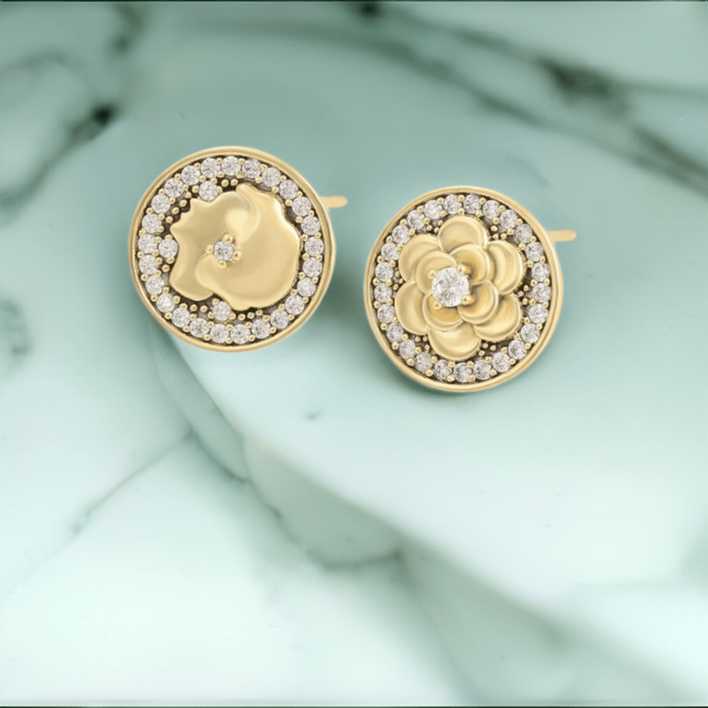 Cameo Stud Earrings - Lilly Boulogne’