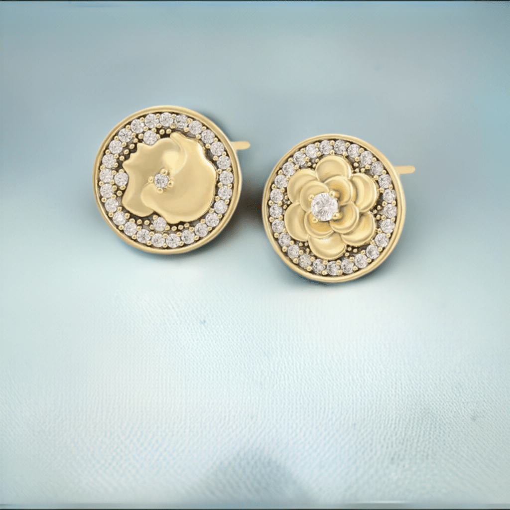Cameo Stud Earrings - Lilly Boulogne’