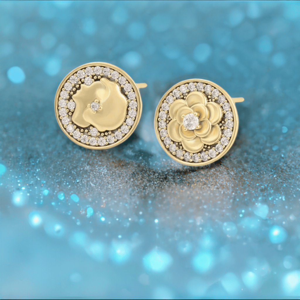 Cameo Stud Earrings - Lilly Boulogne’