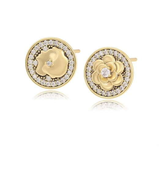 Cameo Stud Earrings - Lilly Boulogne’