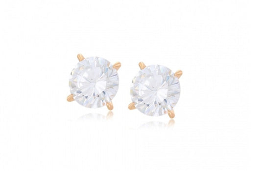 Classic Solitaire Stud Earrings - Lilly Boulogne’