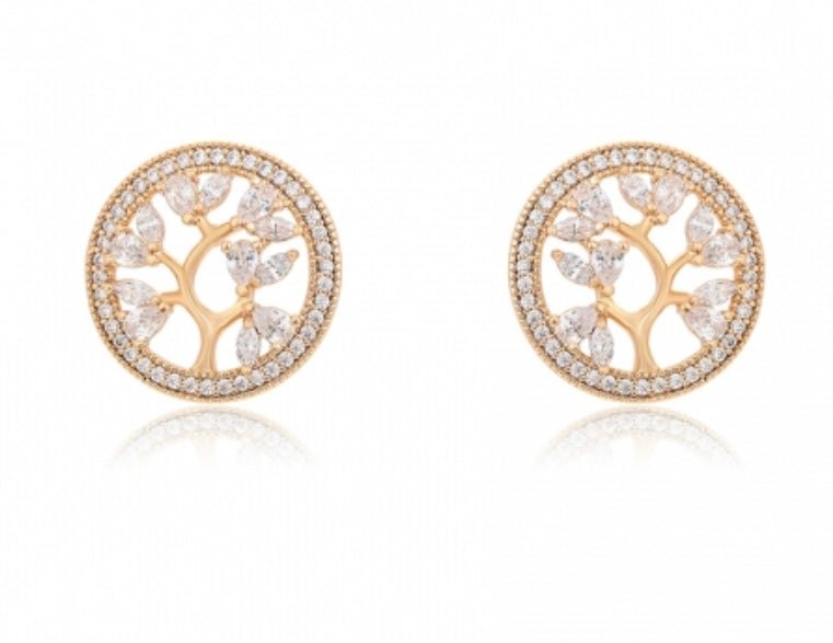 Crystal Tree Earrings - Lilly Boulogne’