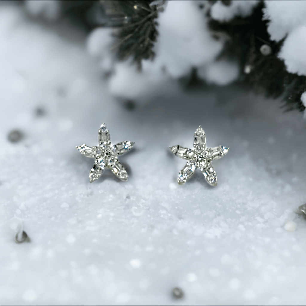 Flower Baguette Earrings - Lilly Boulogne’