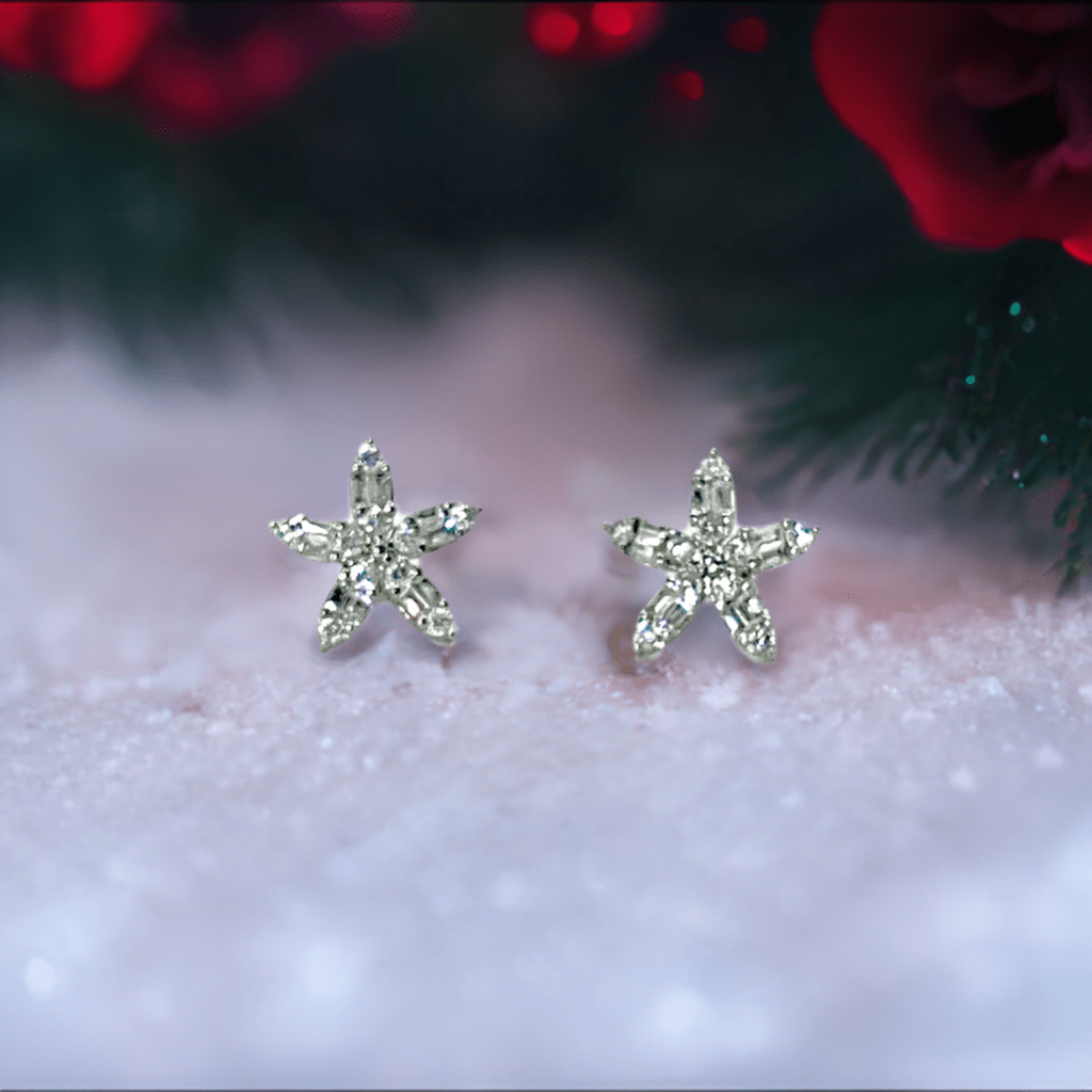 Flower Baguette Earrings - Lilly Boulogne’