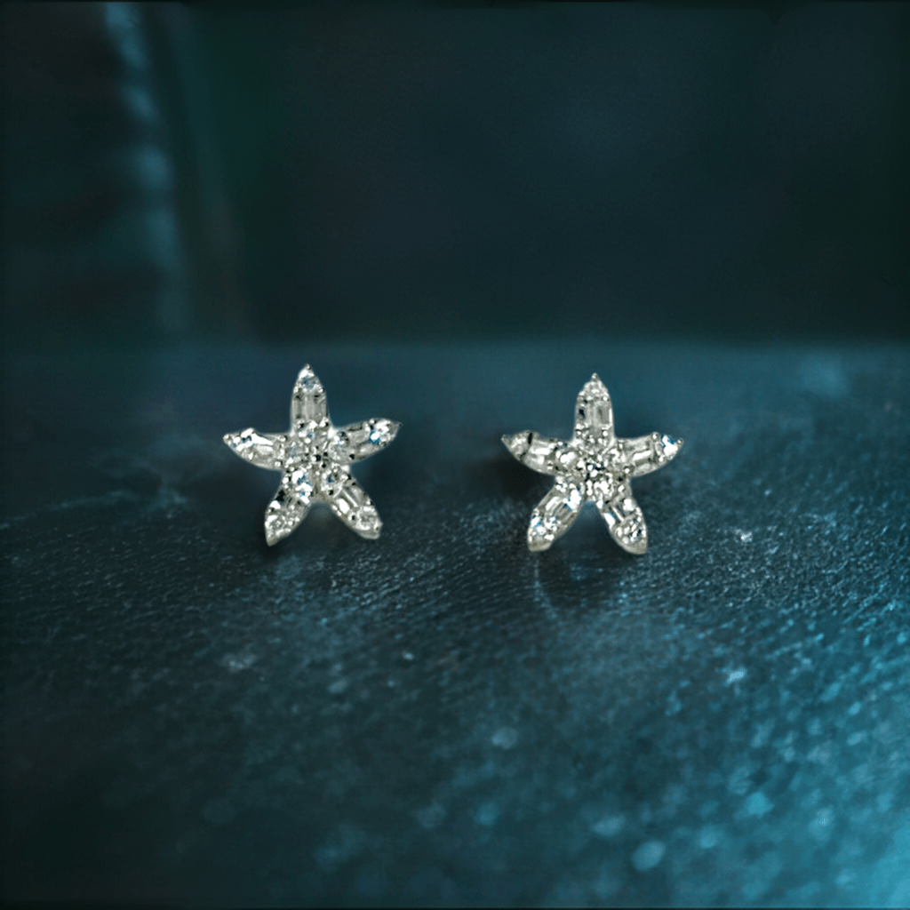 Flower Baguette Earrings - Lilly Boulogne’