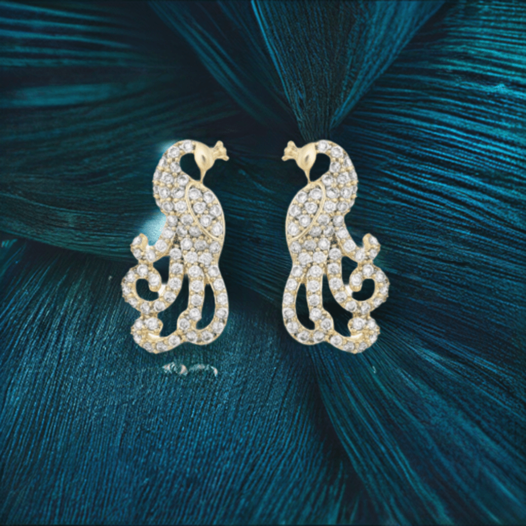 Peacock Earrings - Lilly Boulogne’