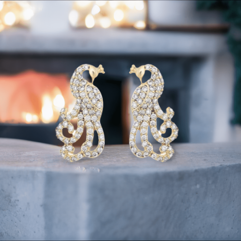 Peacock Earrings - Lilly Boulogne’
