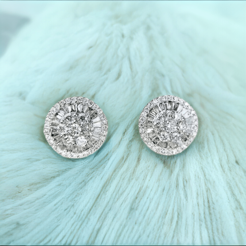 Round Baguette Earrings - Lilly Boulogne’