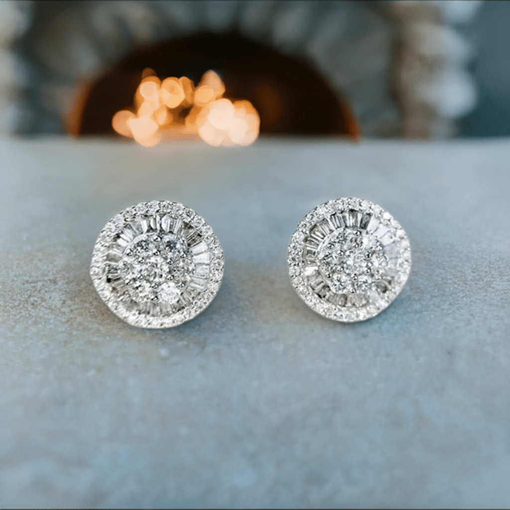 Round Baguette Earrings - Lilly Boulogne’