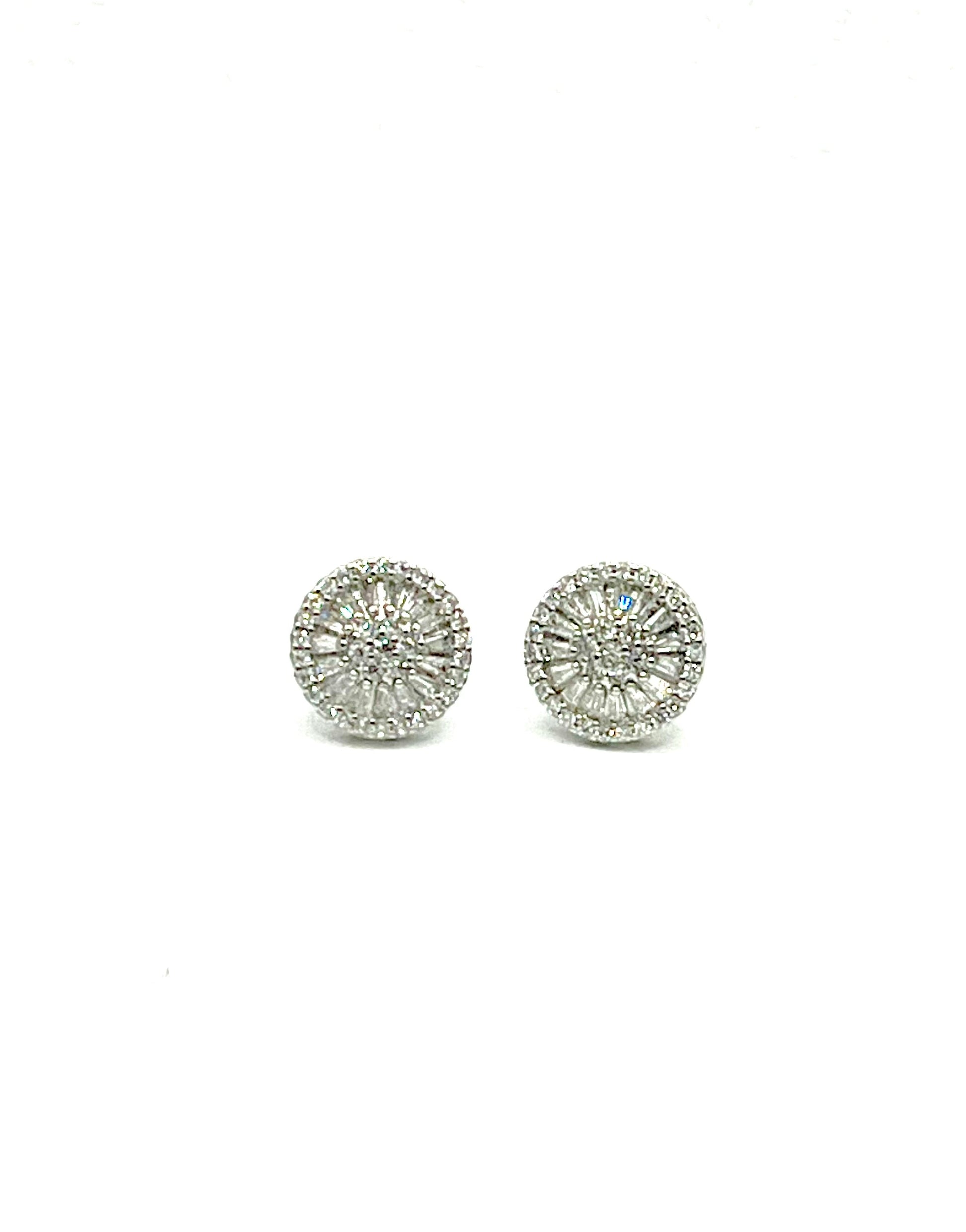 Round Baguette Earrings - Lilly Boulogne’