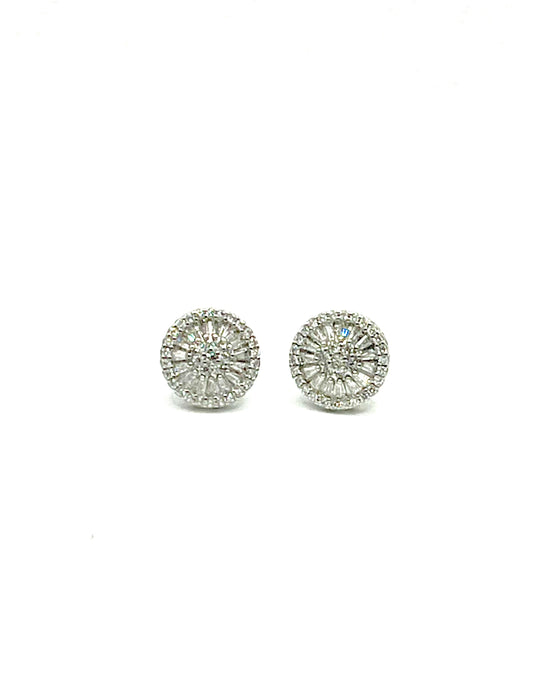 Round Baguette Earrings - Lilly Boulogne’