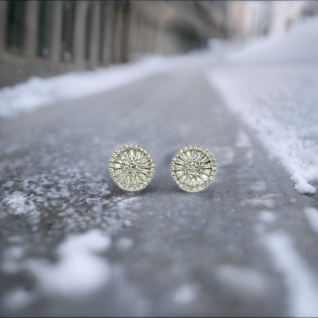 Round Baguette Earrings - Lilly Boulogne’