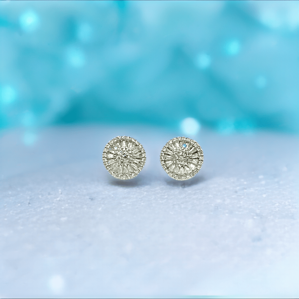 Round Baguette Earrings - Lilly Boulogne’