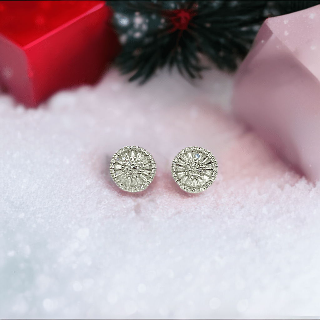 Round Baguette Earrings - Lilly Boulogne’