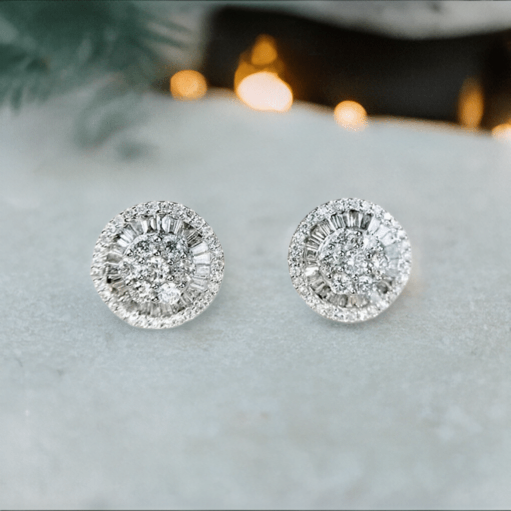 Round Baguette Earrings - Lilly Boulogne’