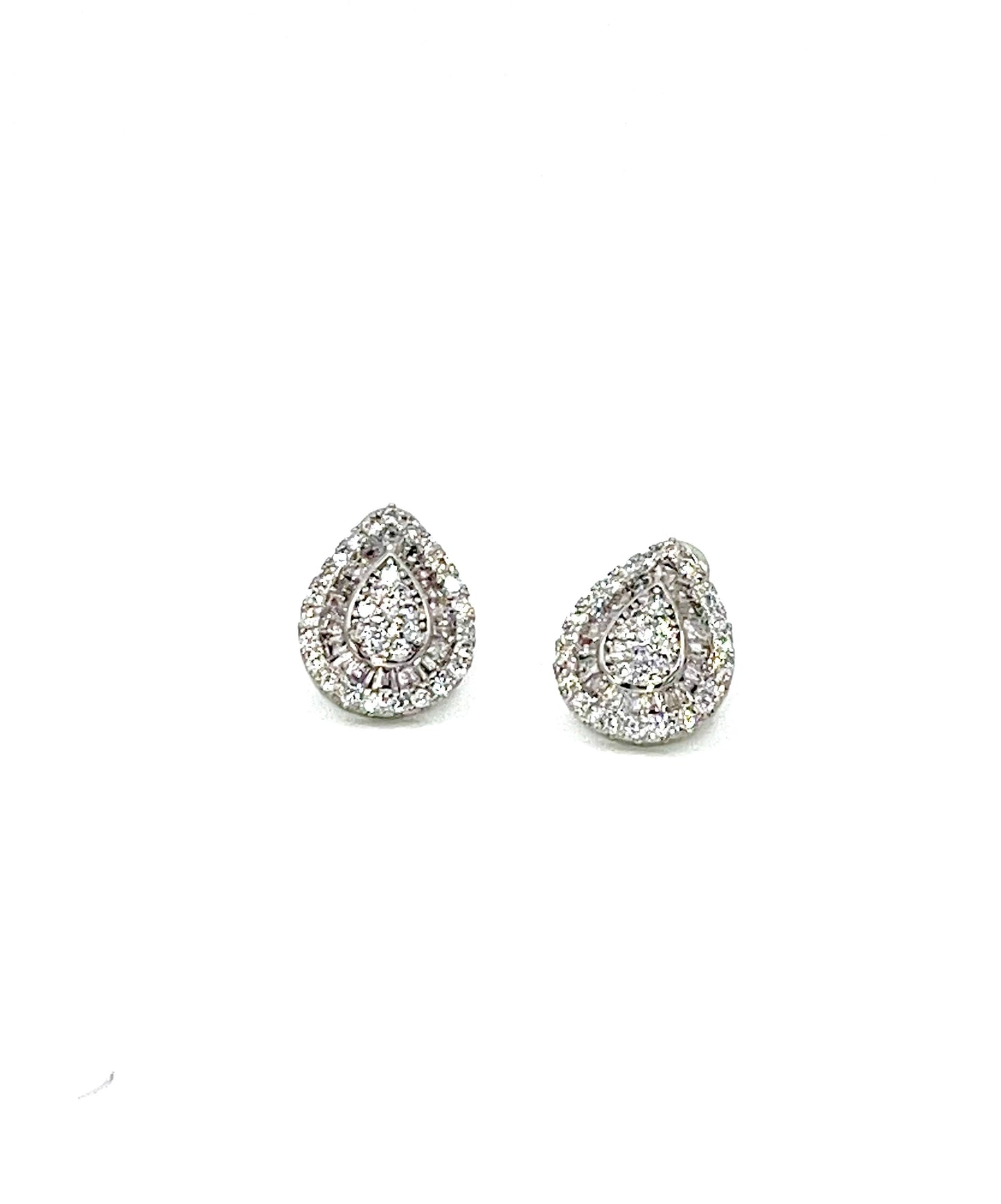 Water Drop Baguette Earrings - Lilly Boulogne’